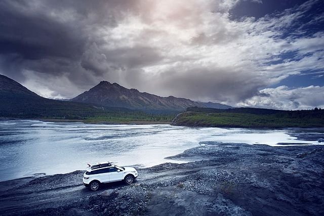 discovering the world's most remote surf spots in a landrover evoque