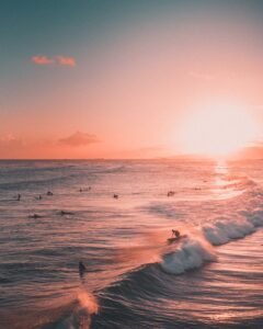 Surfing in Hawaii